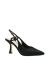 Pantofi decupați Menbur, sparkle black cu toc stiletto MEN24079