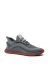 Sneakers Otter din material textil tricotat, gri cu detalii roșii OTR620018