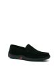 Mocasini Otter negri, flexibili, din piele întoarsă OTR620008N-V