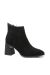 Botine damă Jose Simon cu toc modern, negre, din piele întoarsă FNX21687N